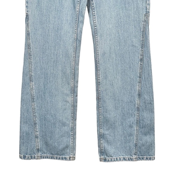A.P.C. Elle High Rise Straight Jeans in Bleu Clair - Picture 10 of 16